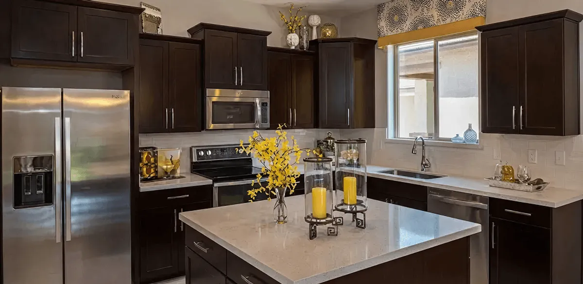 Cabinet painting results with freshly painted kitchen cabinets in Honolulu, HI
