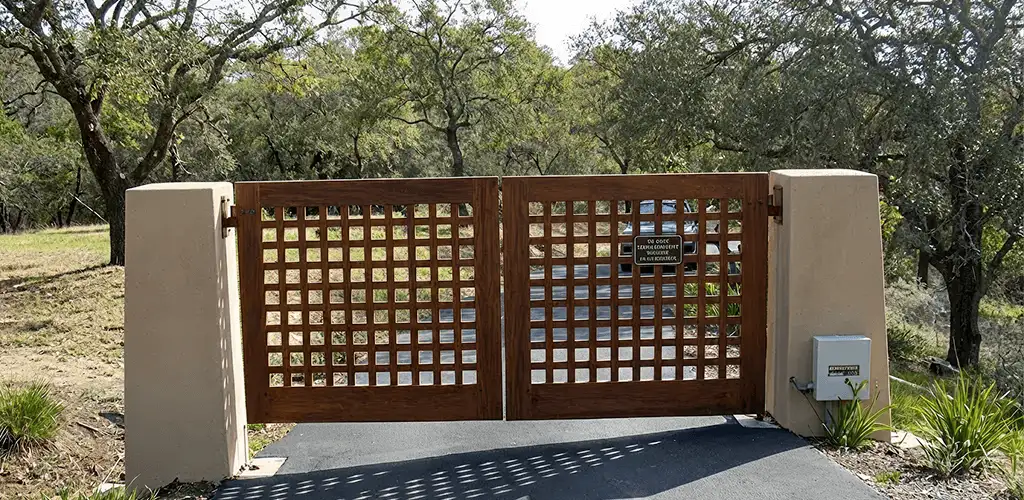 Driveway gate installation for a residential property in Honolulu, HI